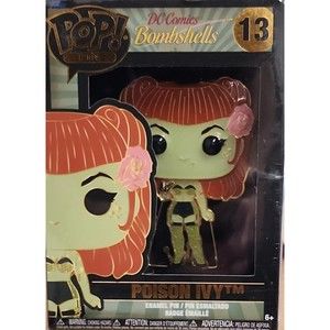 Pop! Large Enamel Pin: DC Bombshell #13 - Poison Ivy